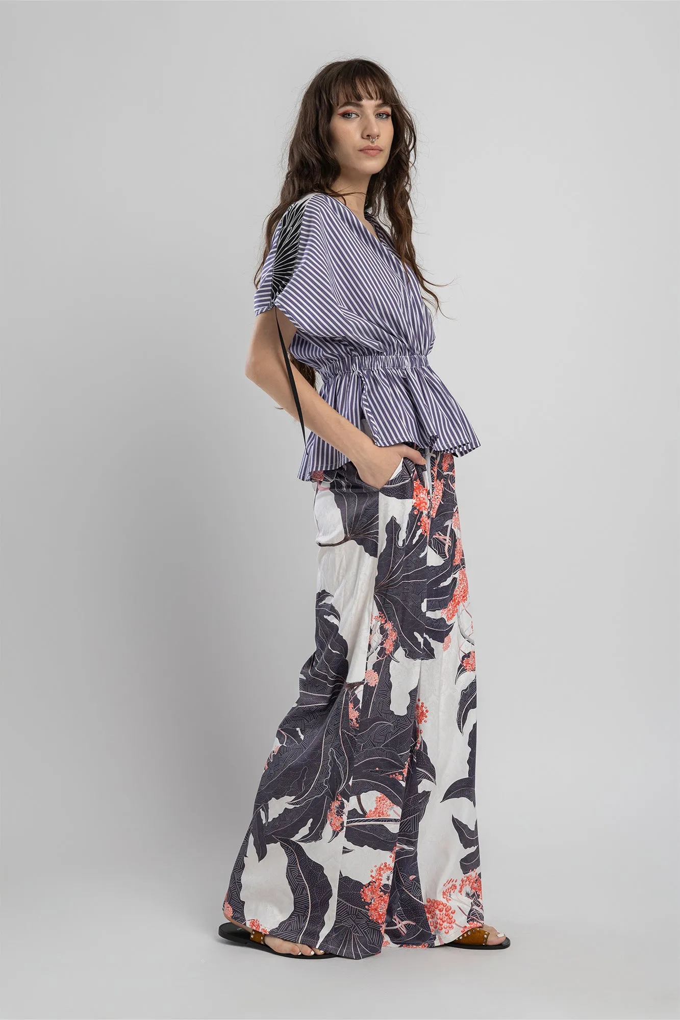 Berry Palazzo Pants