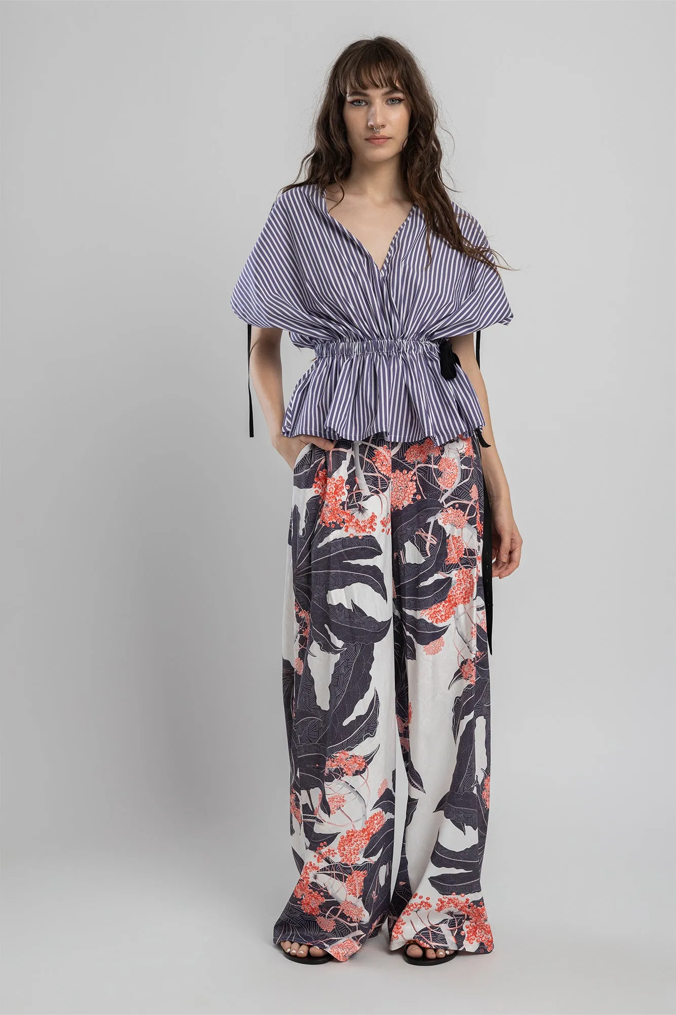 Berry Palazzo Pants