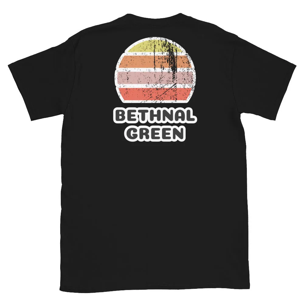 Bethnal Green Vintage Sunset Unisex T-Shirt | Reverse