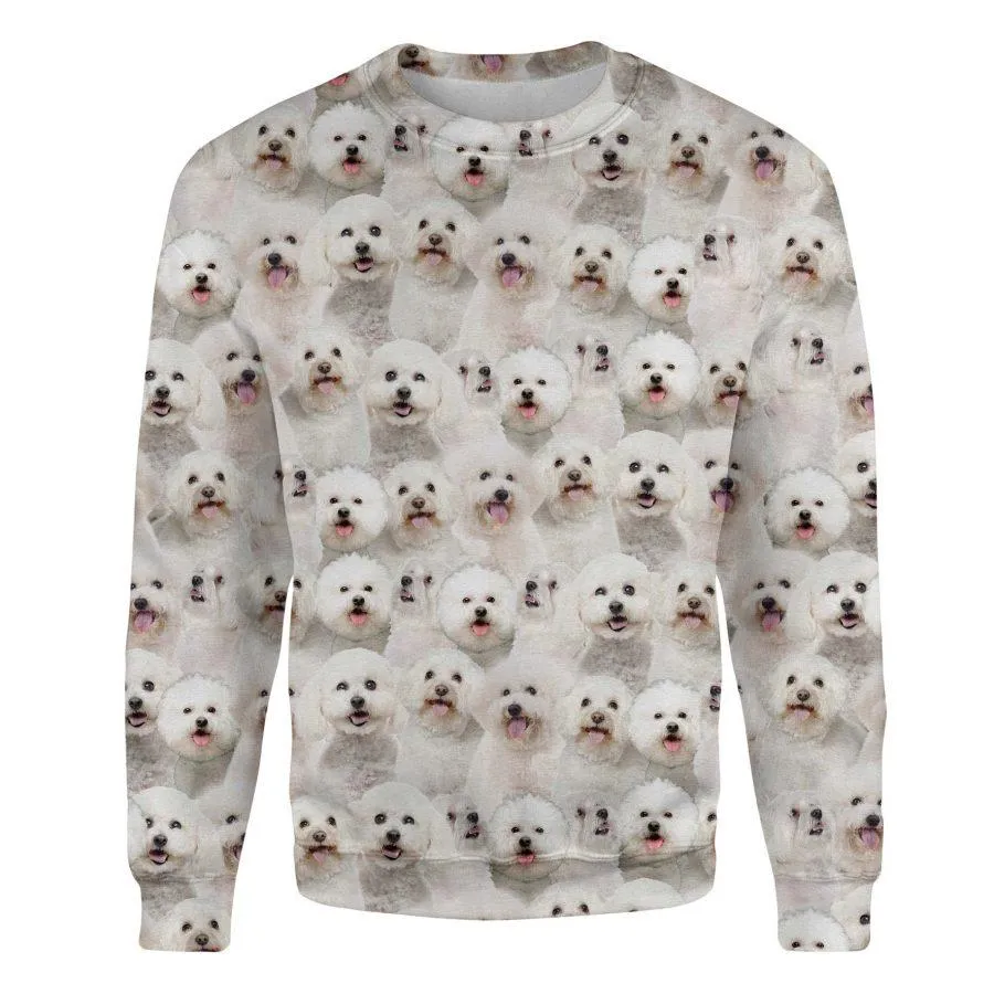 Bichon Frise - Full Face - Premium Sweatshirt