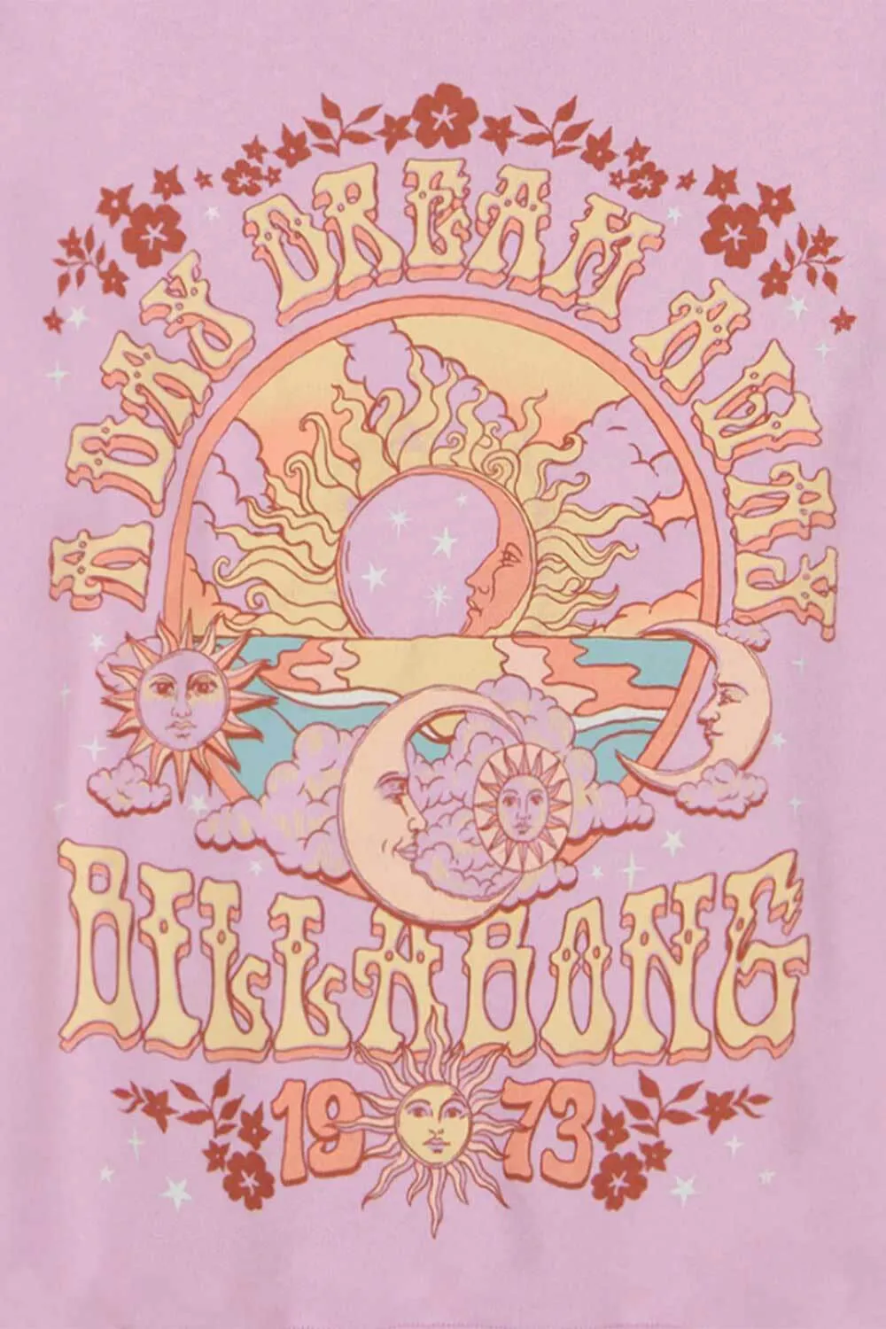 Billabong Youth Day Dreaming Crewneck Sweatshirt for Girls in Lilac Smoke | BSFHB05S-530-LILAC