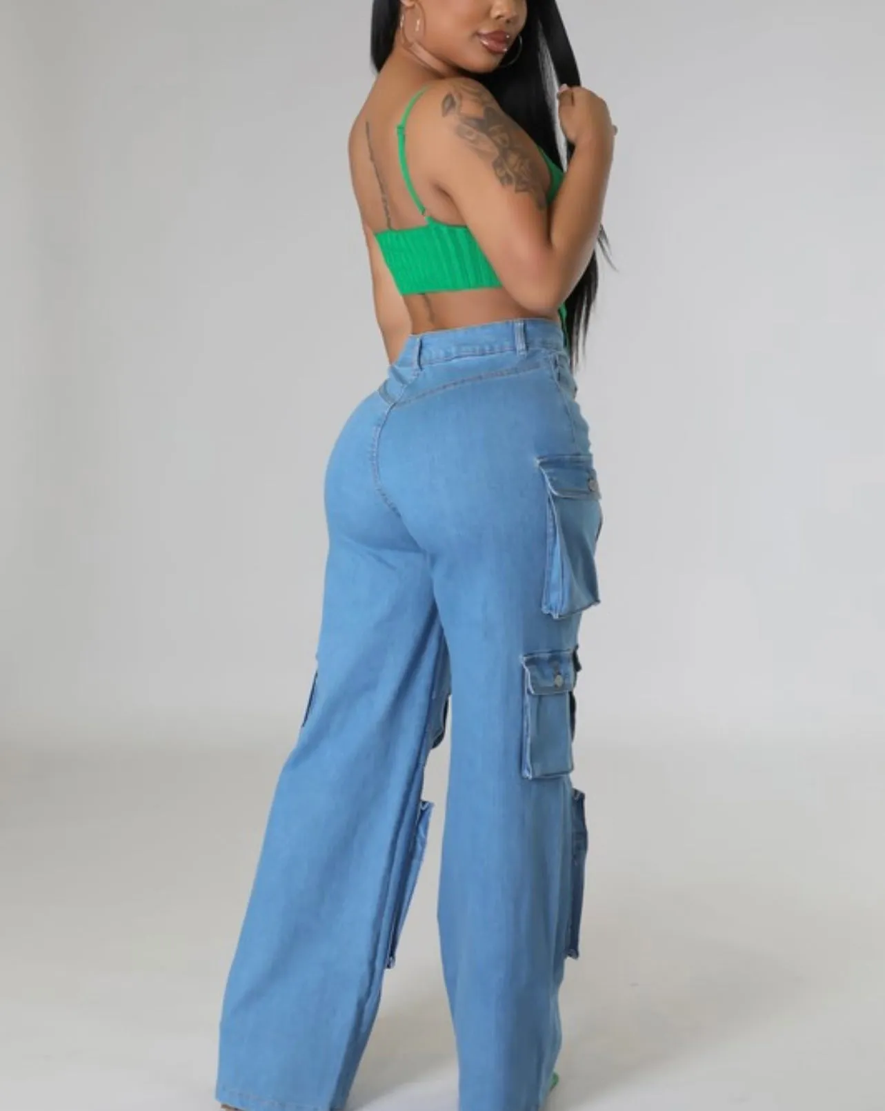 Billie Cargo Baddie Jeans