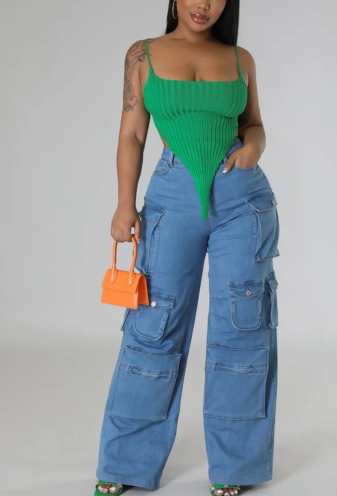 Billie Cargo Baddie Jeans