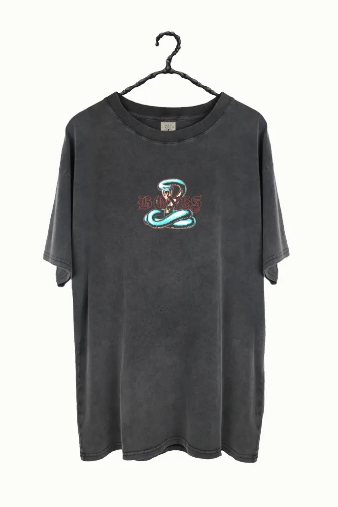 BILLY BONES CLUB SNAKEY BONES TEE - VINTAGE BLACK