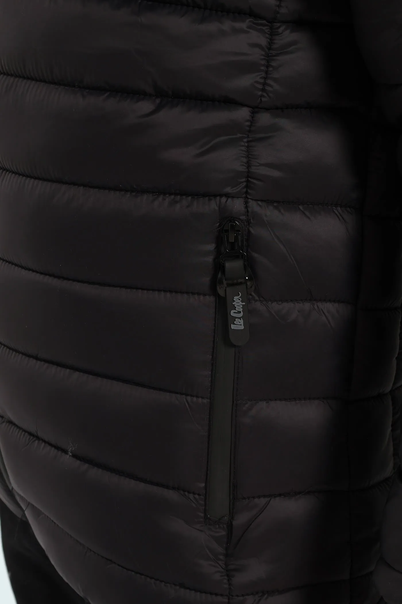 Billy Fur Lined Puffer - Black