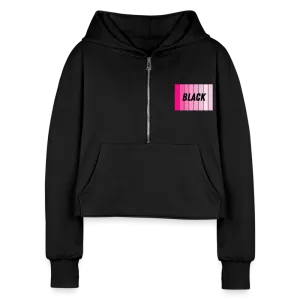 BlackPink Women's Half Zip Cropped Hoodie Self-love Spring