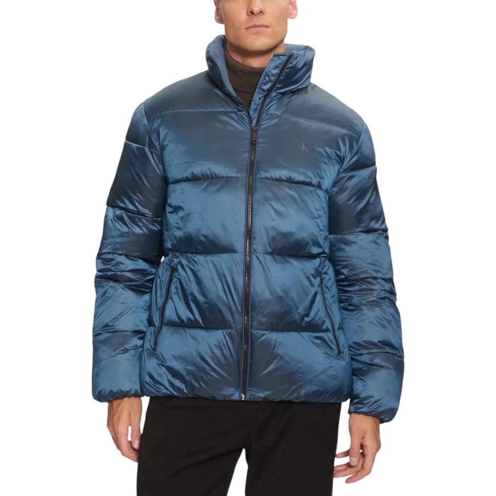 Blue Recycled Polyamide Jacket