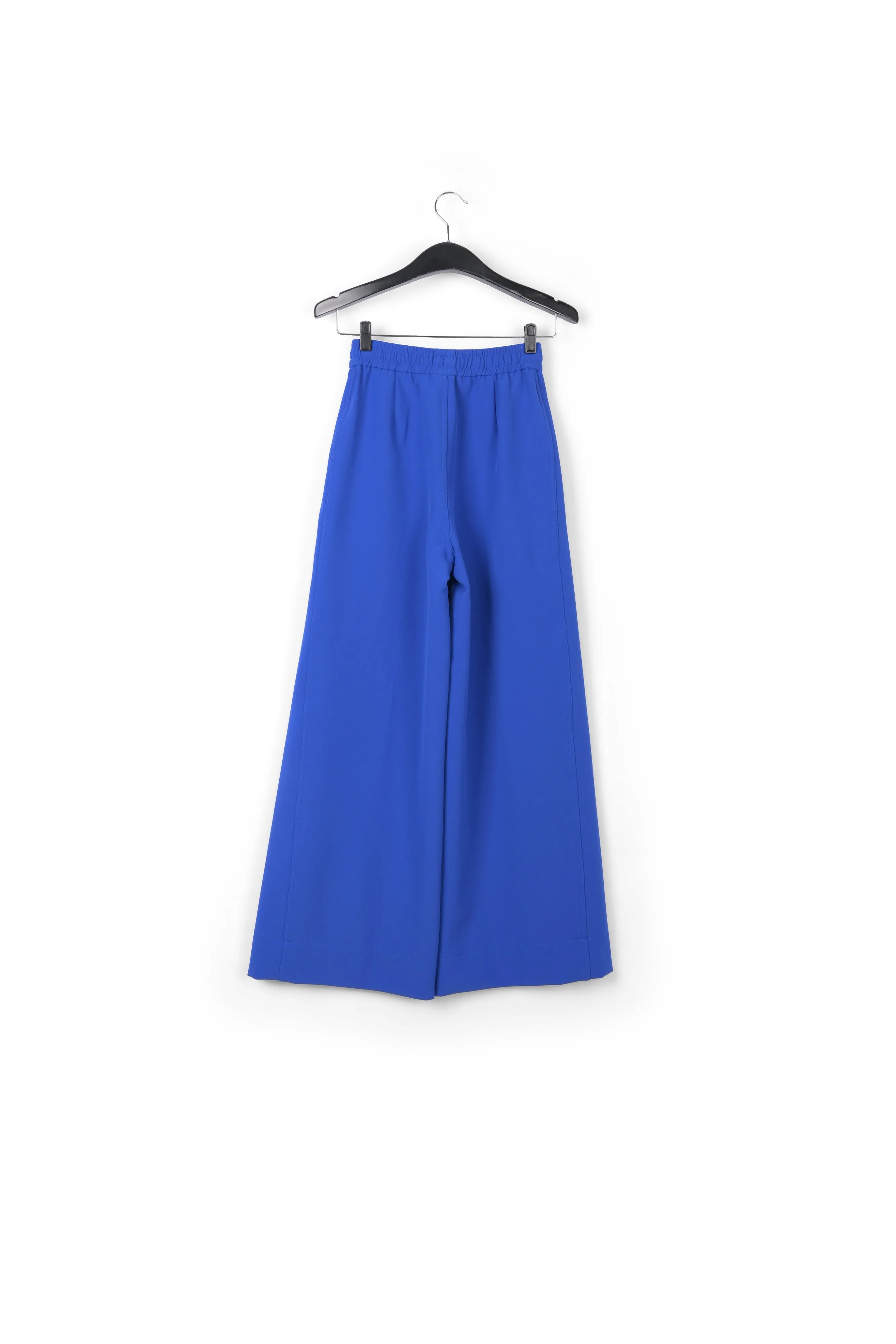 Blue wide-leg pants