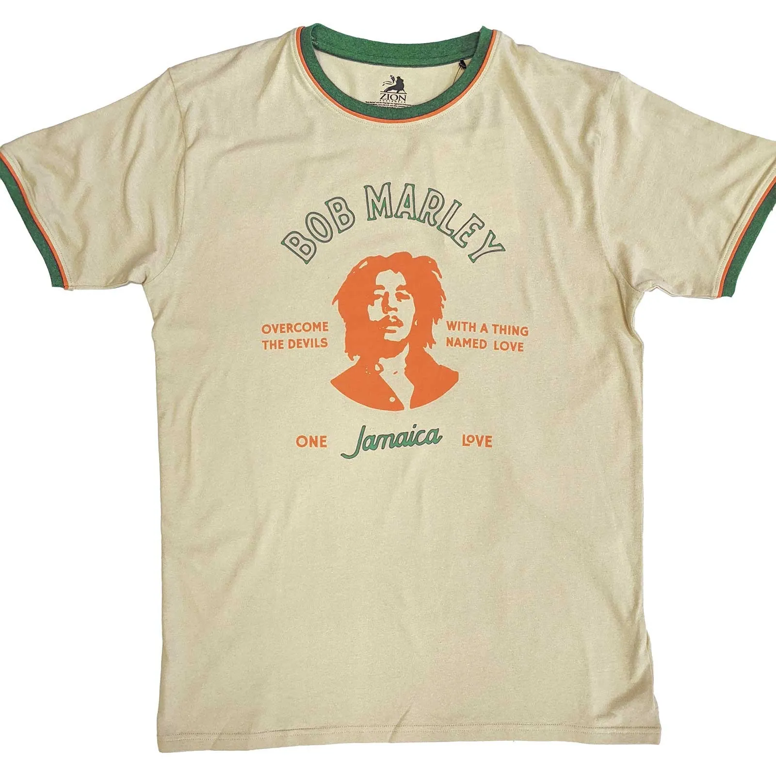BOB MARLEY UNISEX RINGER T-SHIRT: THING CALLED LOVE