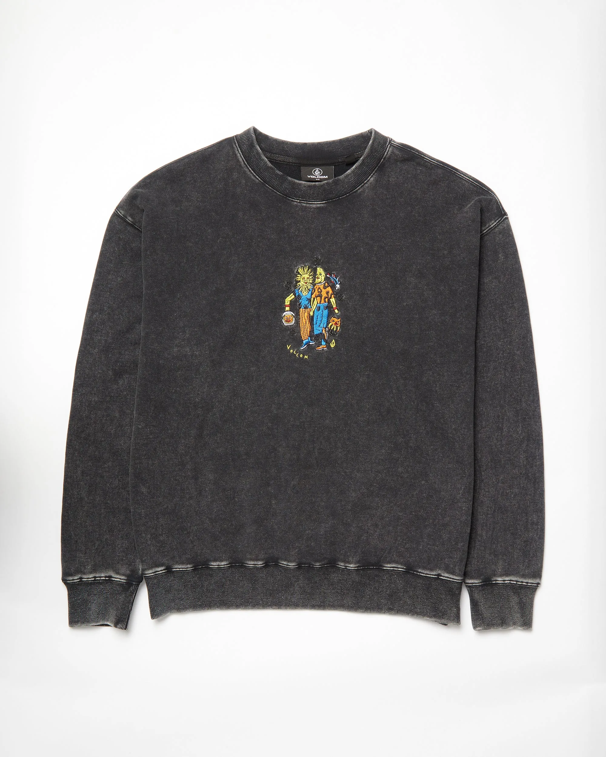 Bob Mollema Sweatshirt - LIGHT ACID BLACK