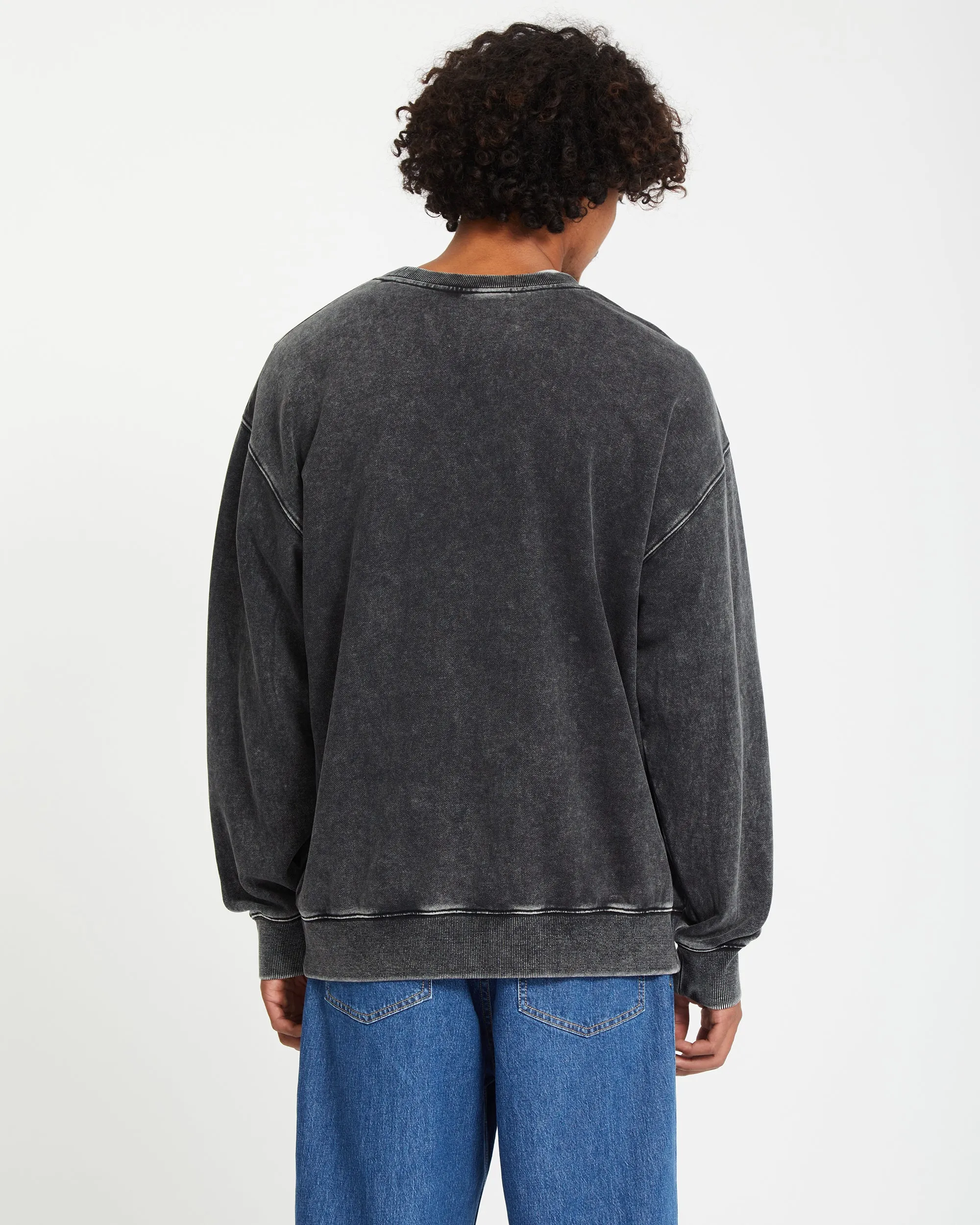 Bob Mollema Sweatshirt - LIGHT ACID BLACK