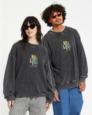 Bob Mollema Sweatshirt - LIGHT ACID BLACK