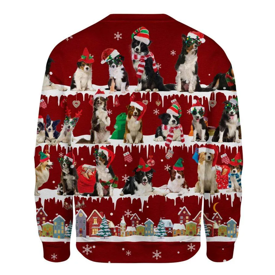 Border Collie - Snow Christmas - Premium Sweatshirt
