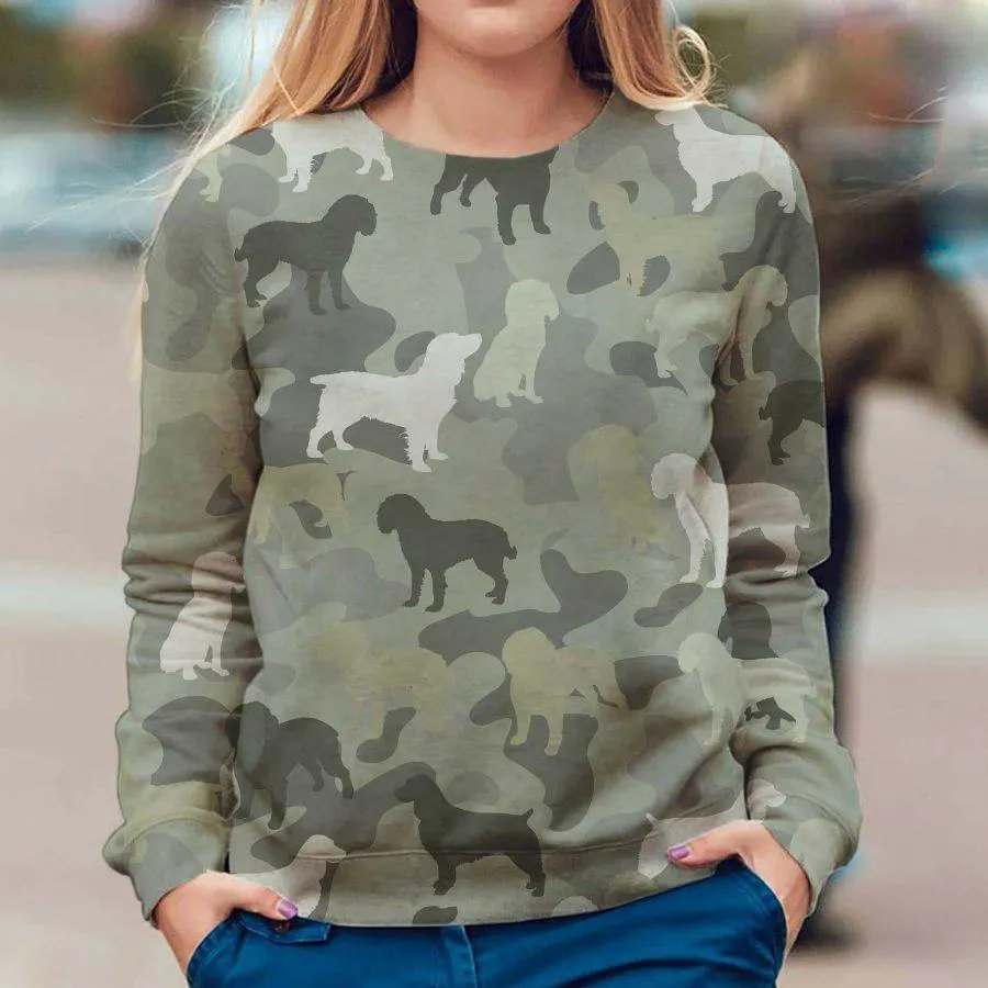 Boykin Spaniel1 - Camo - Premium Sweatshirt