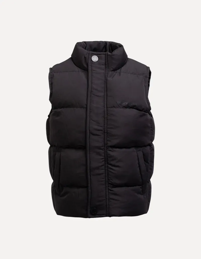 Boys Blackout Puffer Vest by St Goliath