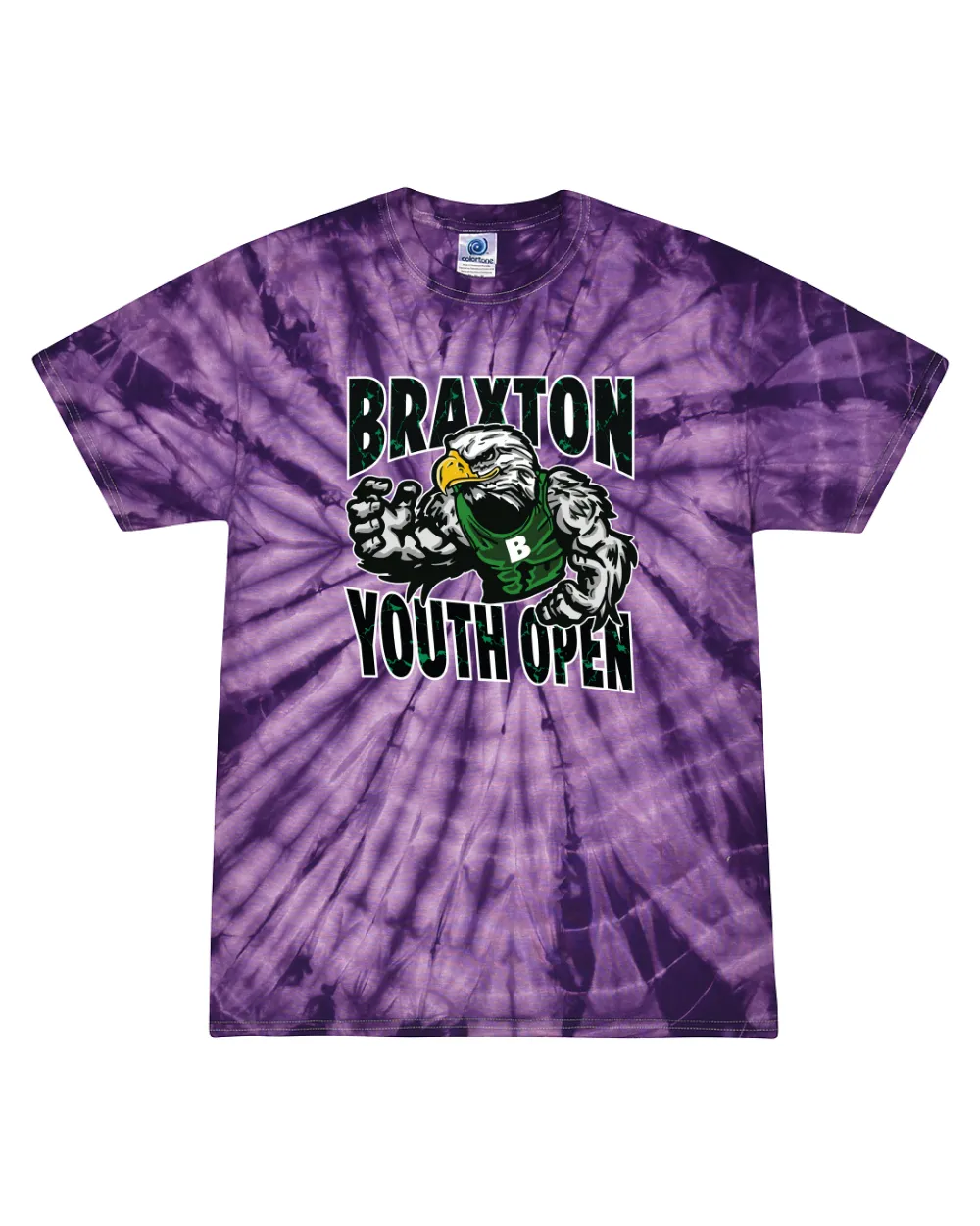 Braxton Youth Open Tie Dye Tee