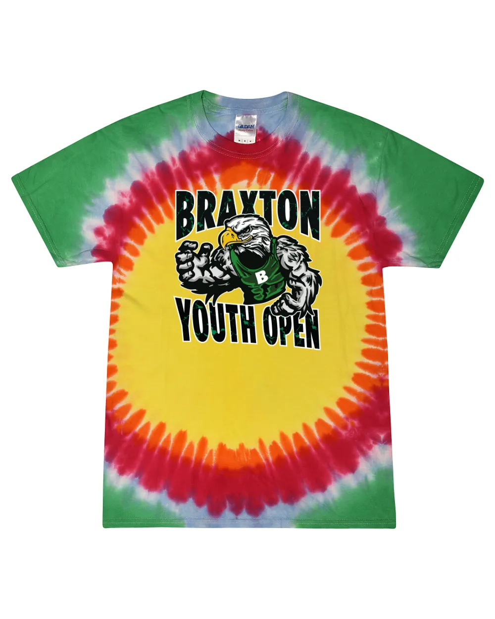 Braxton Youth Open Tie Dye Tee