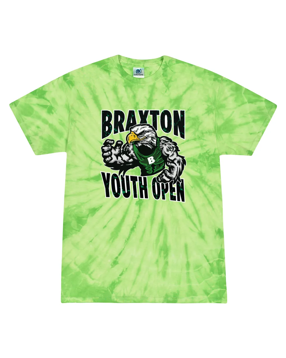 Braxton Youth Open Tie Dye Tee
