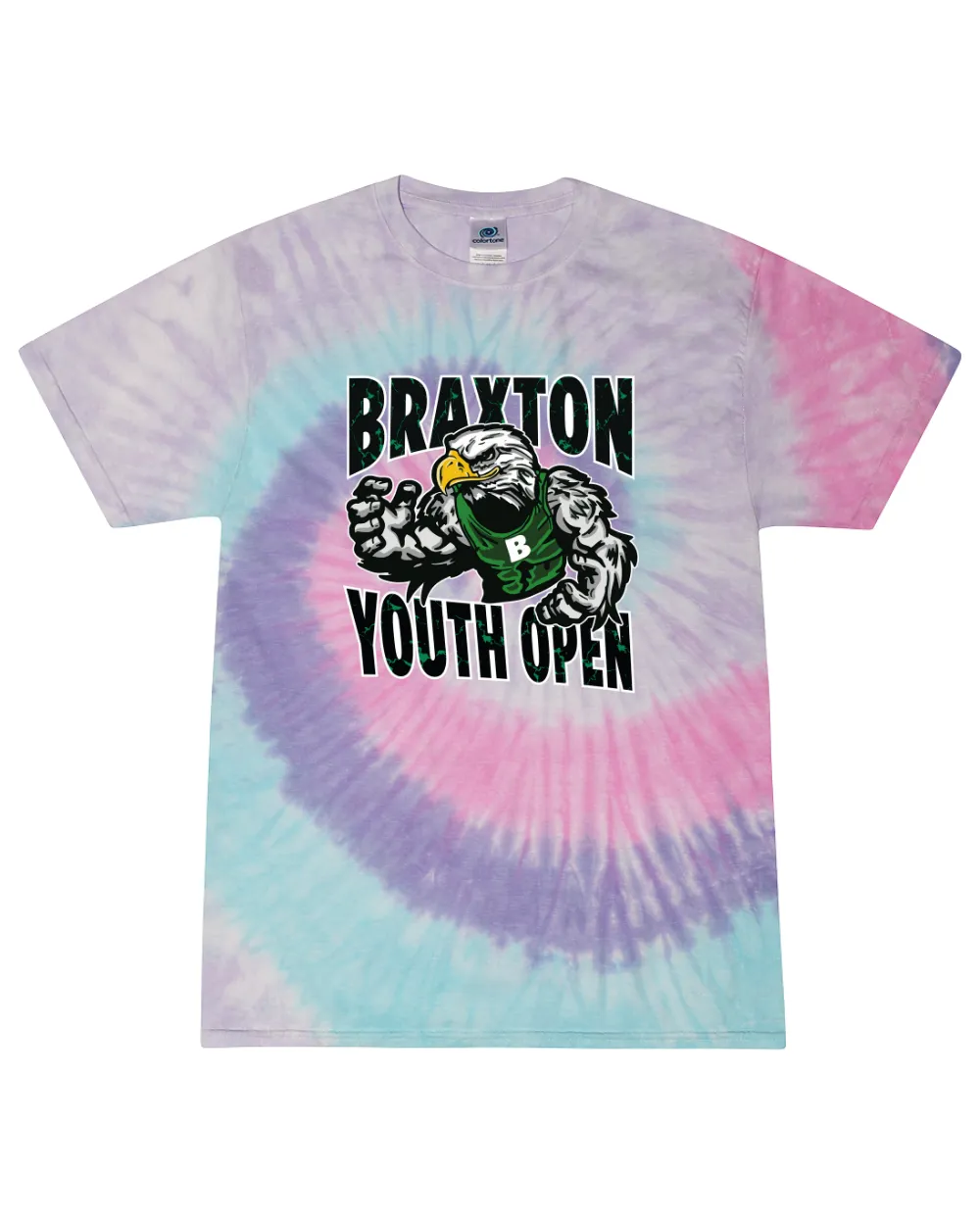 Braxton Youth Open Tie Dye Tee