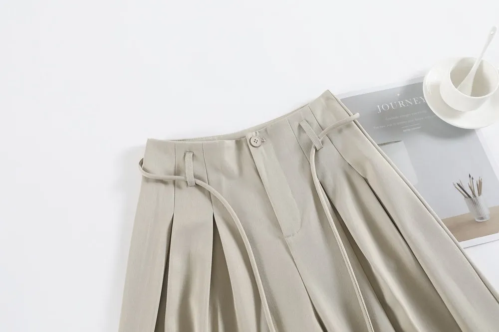 Breathable and Loose Fit Wide Leg Trousers Perfect for Summer