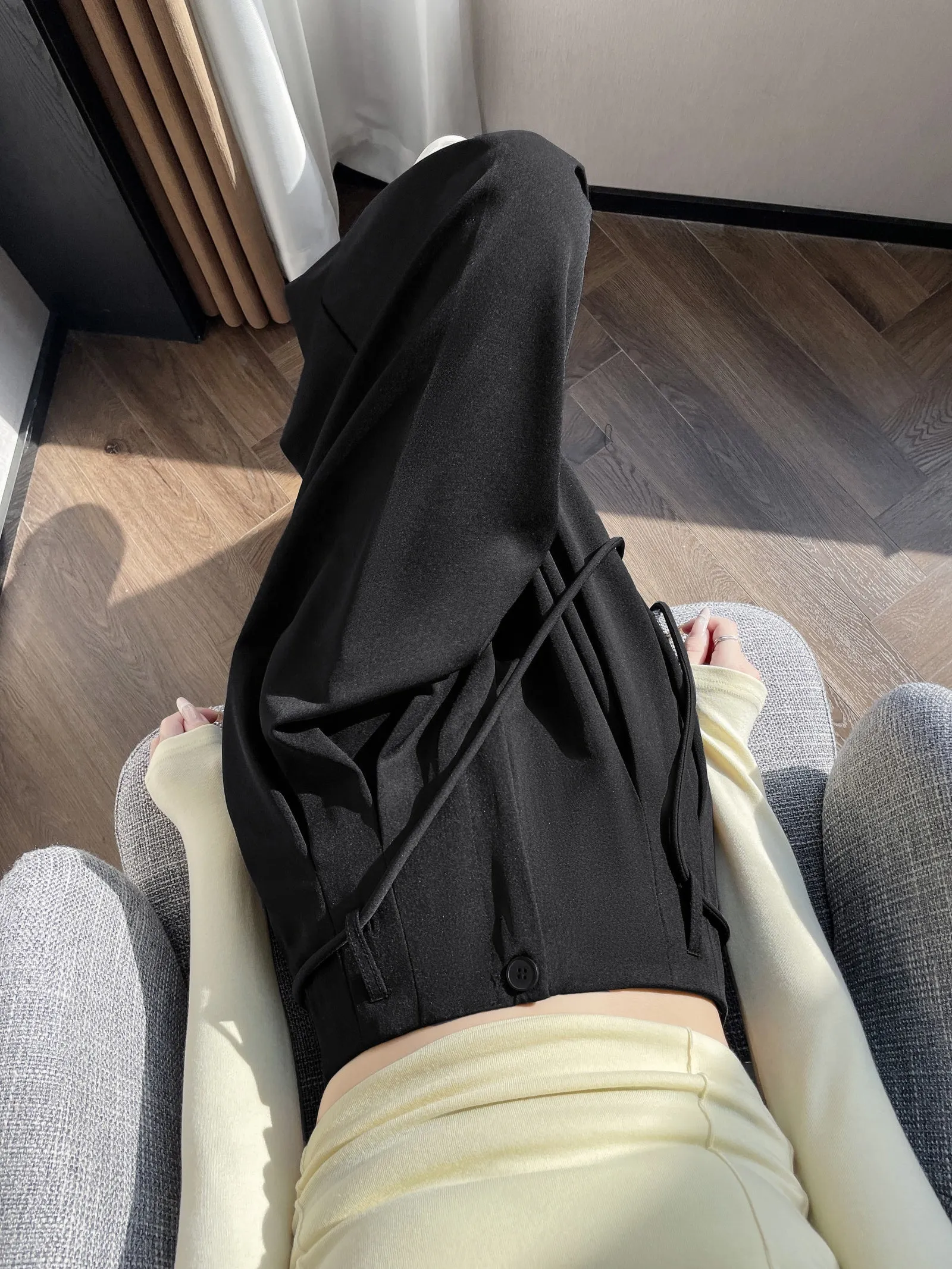 Breathable and Loose Fit Wide Leg Trousers Perfect for Summer
