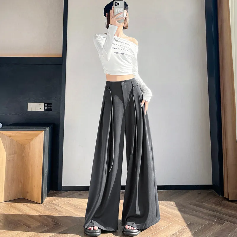 Breathable and Loose Fit Wide Leg Trousers Perfect for Summer