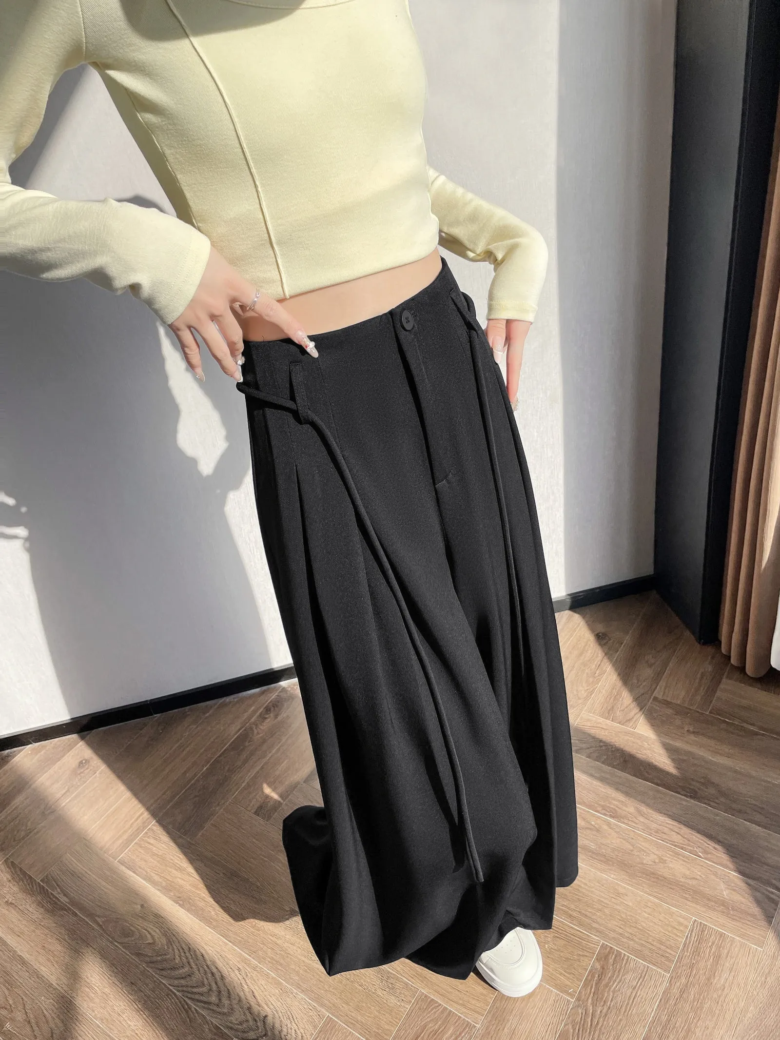 Breathable and Loose Fit Wide Leg Trousers Perfect for Summer