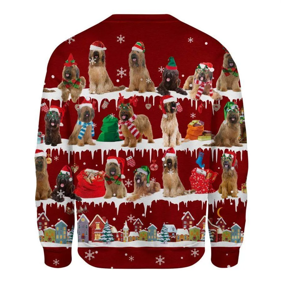 Briard - Snow Christmas - Premium Sweatshirt