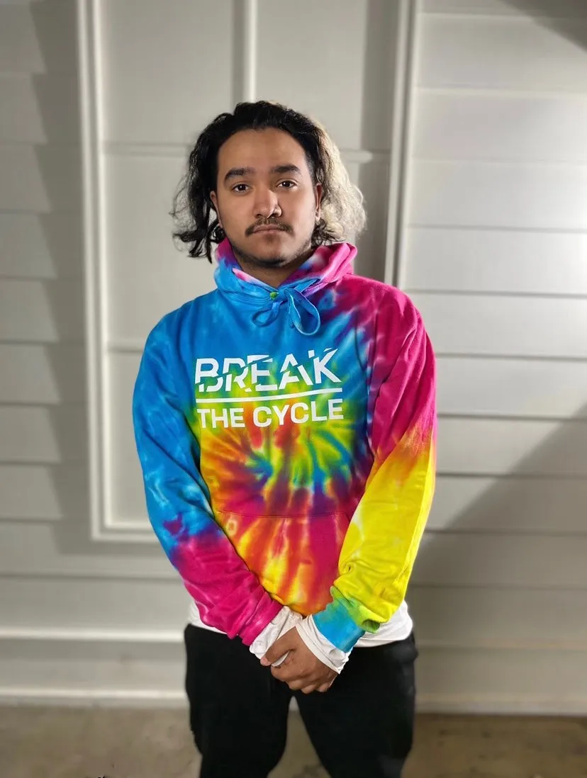 BTC Rainbow Tie Dye Hoodie