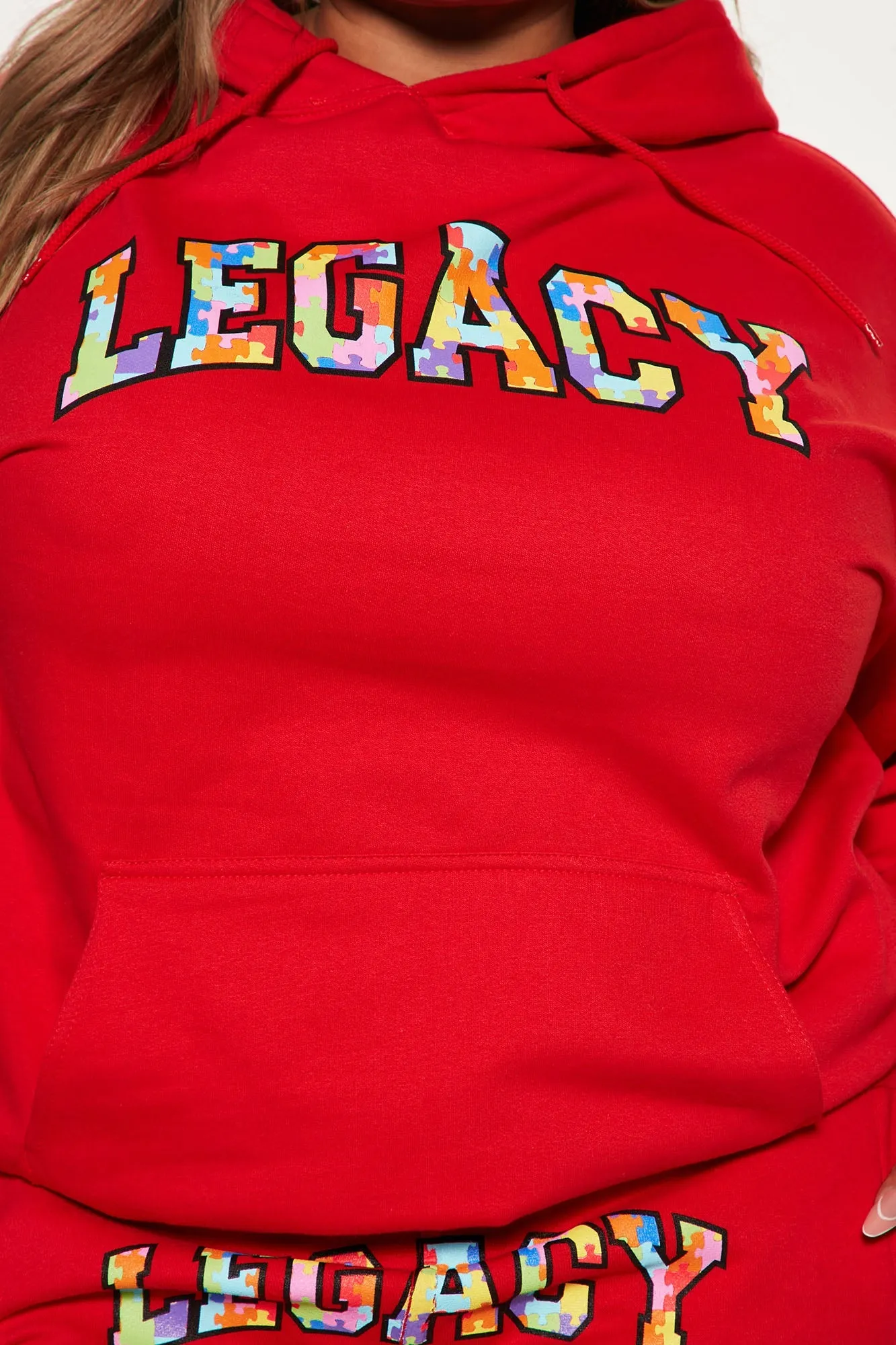 Building My Legacy Hoodie - Red