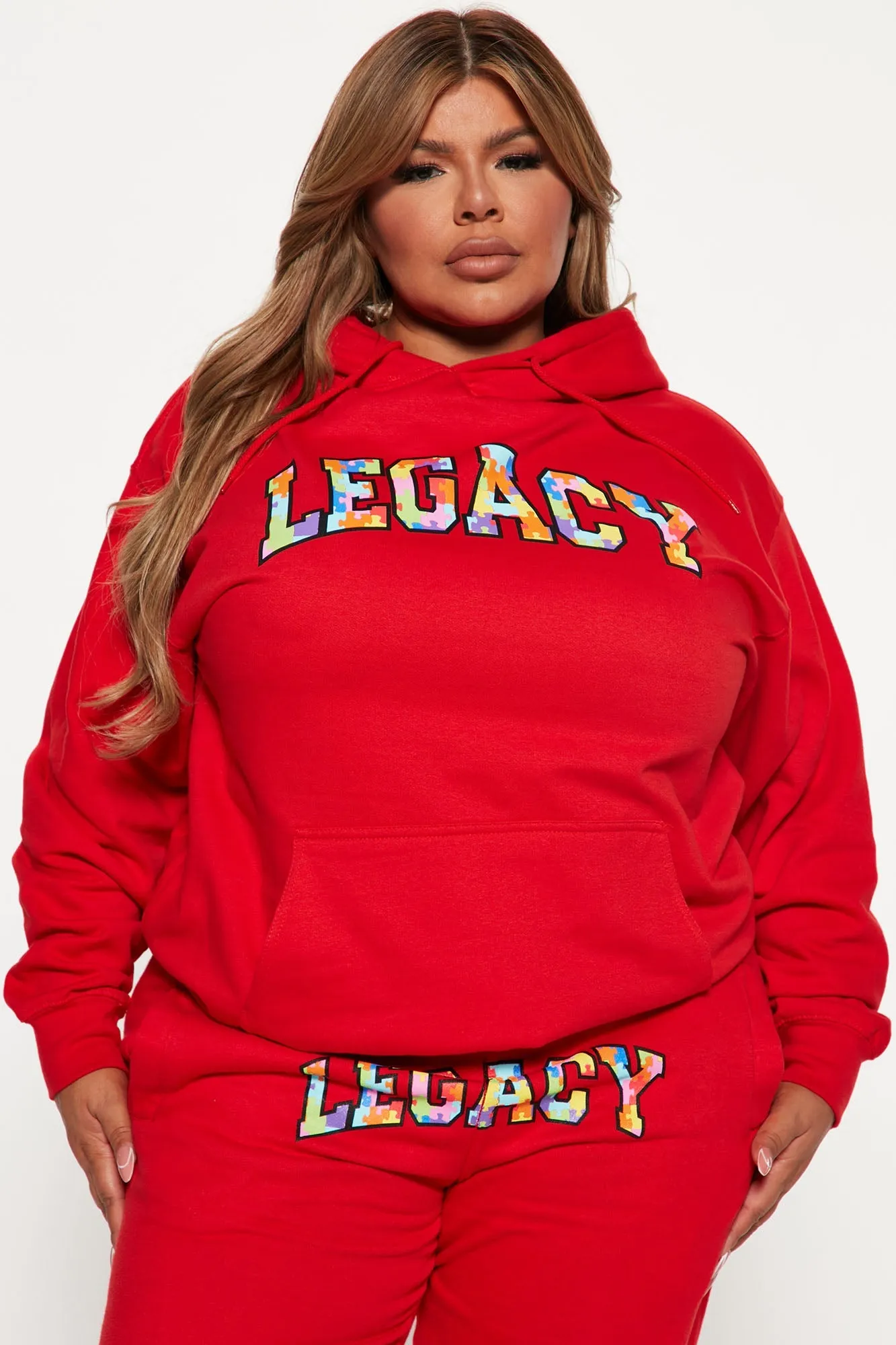 Building My Legacy Hoodie - Red