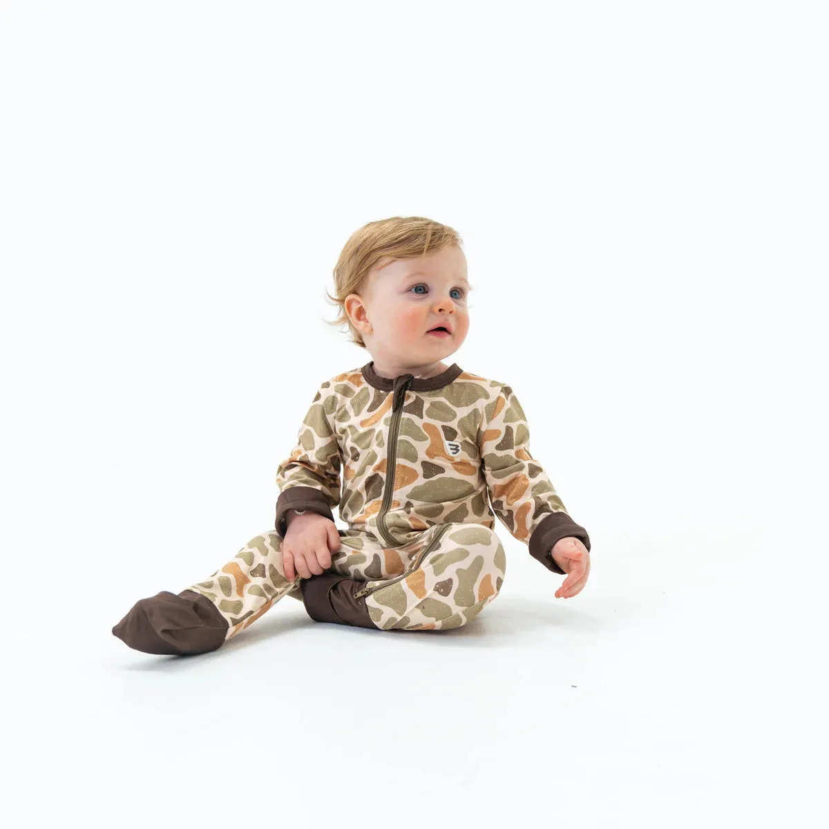 Burlebo Baby Zip Up in Venado Camo
