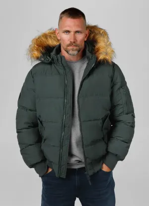 Burnt Hooded Jacket - Dark Olive