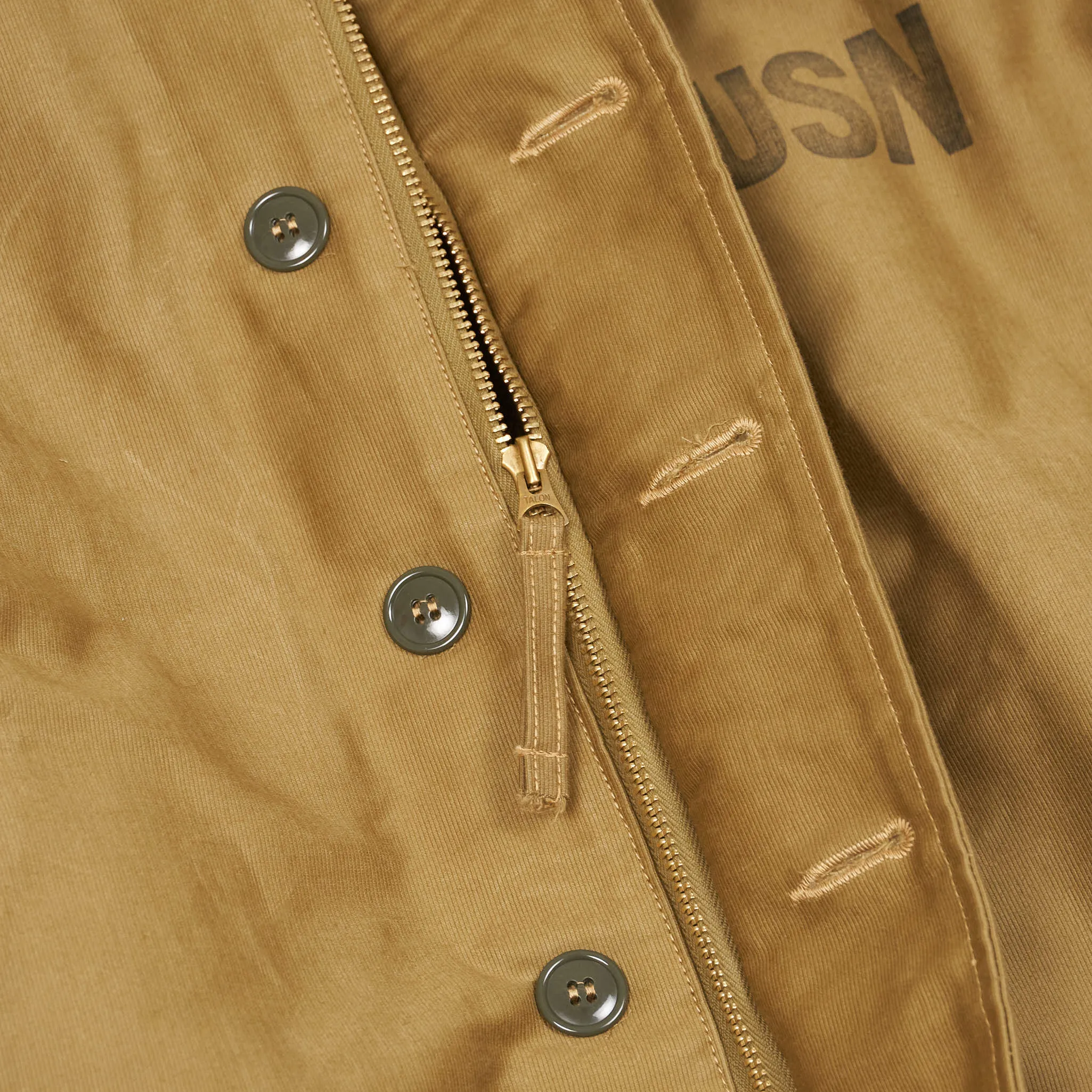 Buzz Rickson's N-1 Jungle Cloth Deck Jacket Demotex