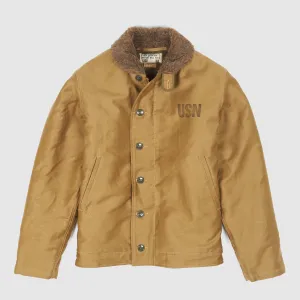 Buzz Rickson's N-1 Jungle Cloth Deck Jacket Demotex