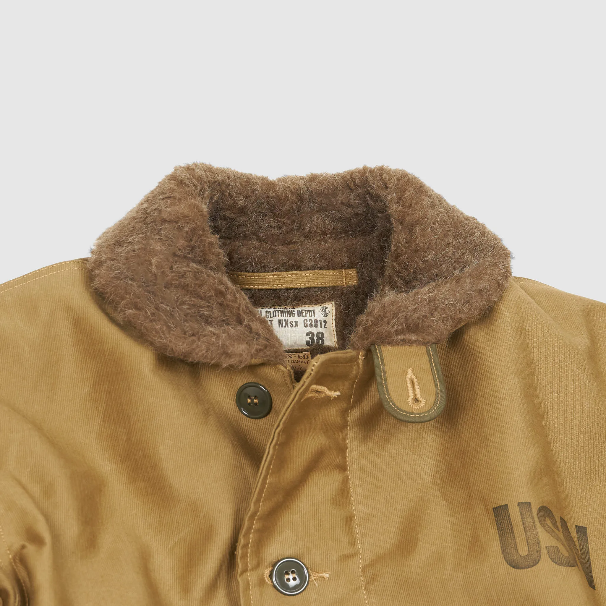 Buzz Rickson's N-1 Jungle Cloth Deck Jacket Demotex