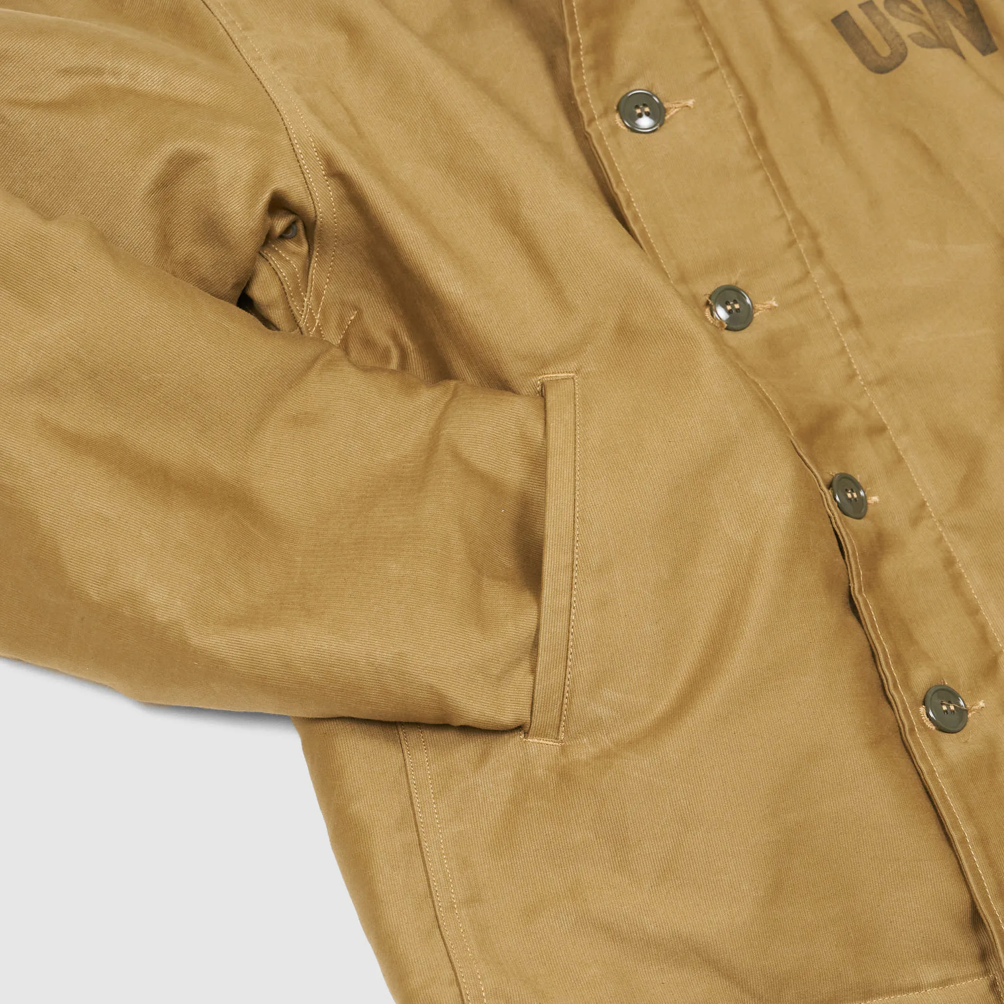 Buzz Rickson's N-1 Jungle Cloth Deck Jacket Demotex