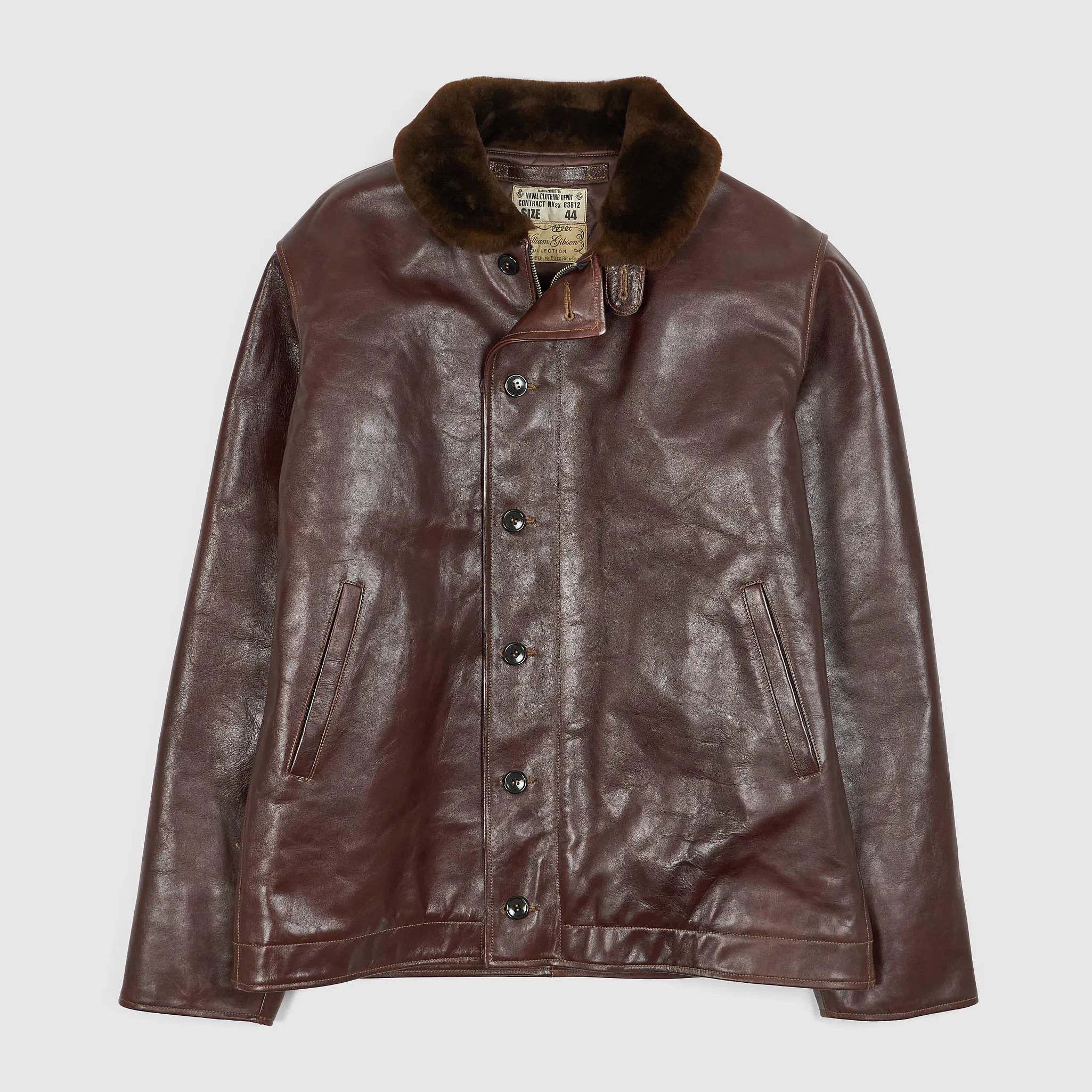 Buzz Rickson's William Gibson N-2 Leather Deck Jacket