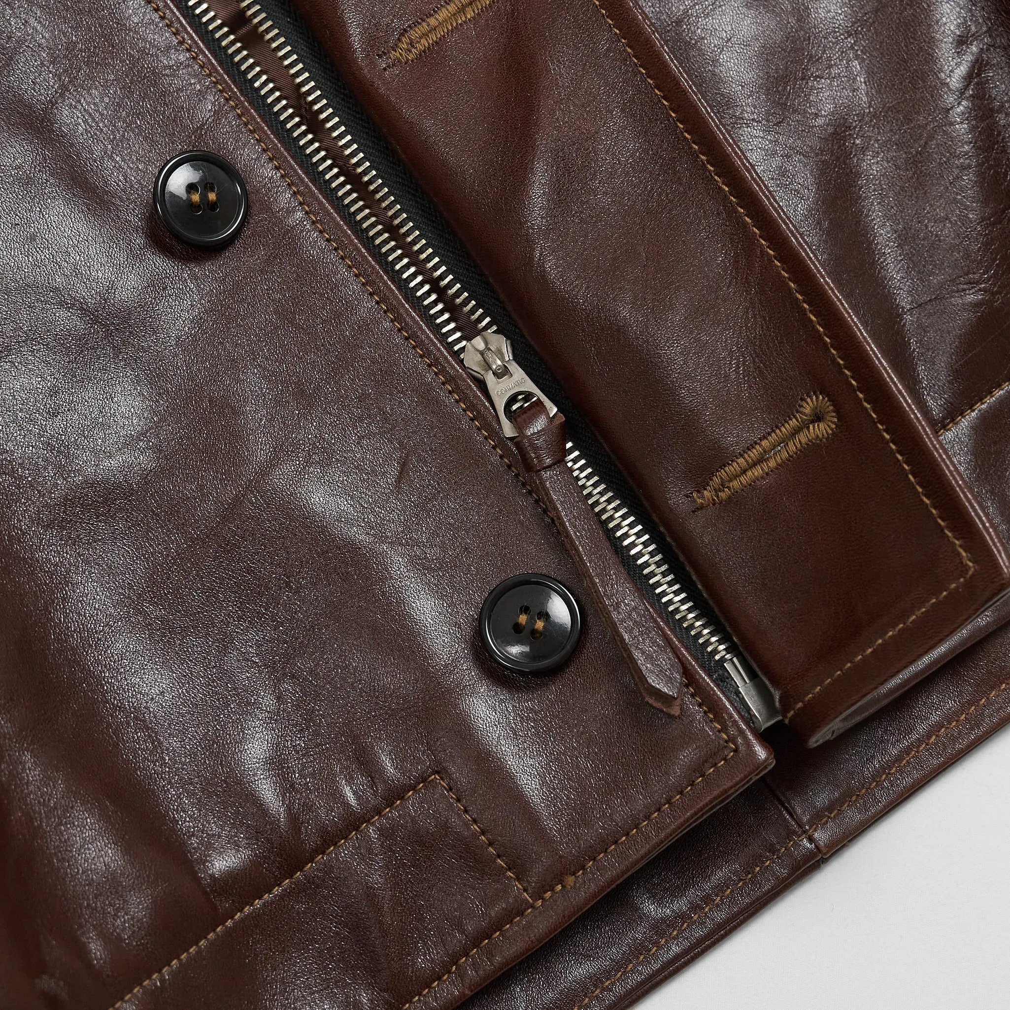 Buzz Rickson's William Gibson N-2 Leather Deck Jacket