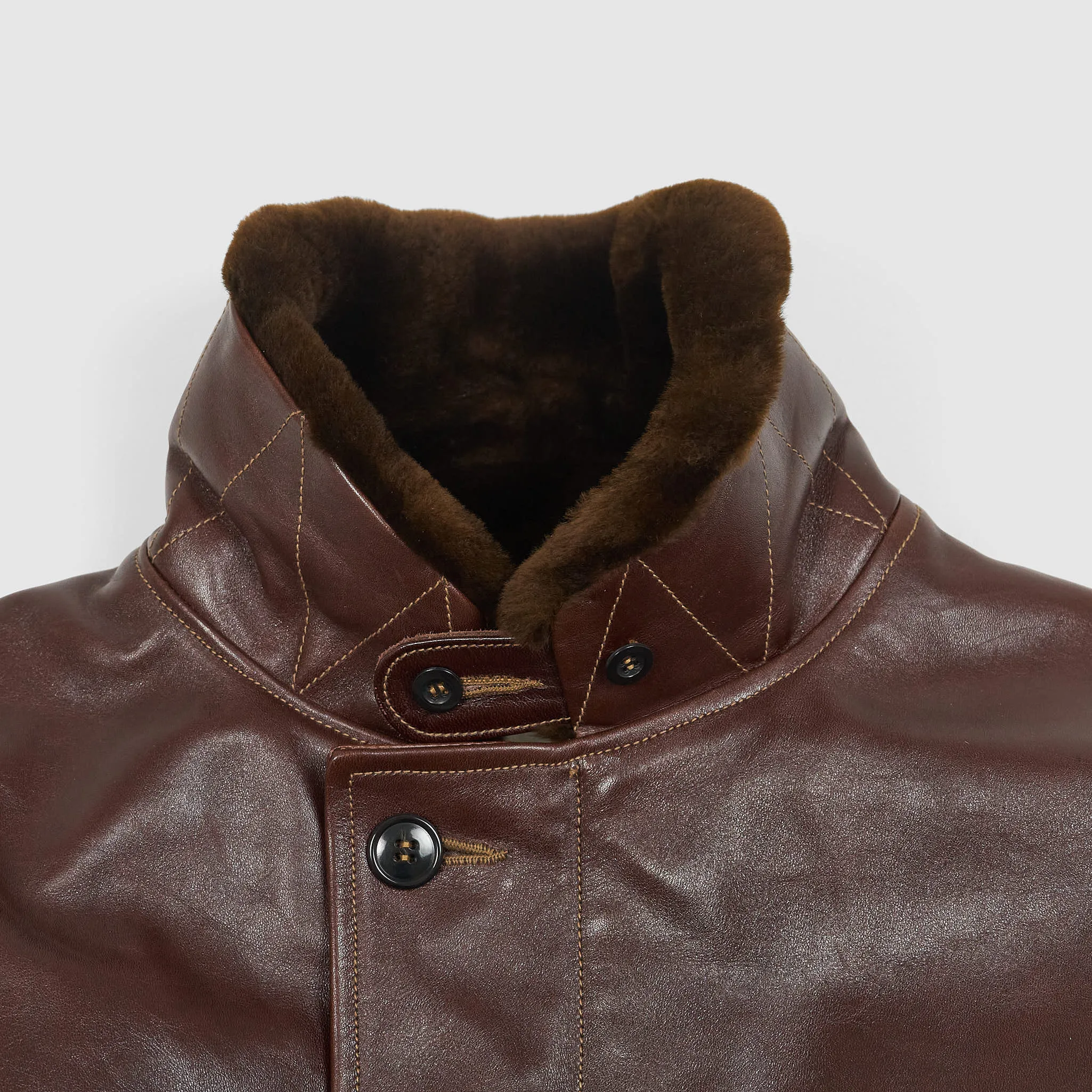 Buzz Rickson's William Gibson N-2 Leather Deck Jacket