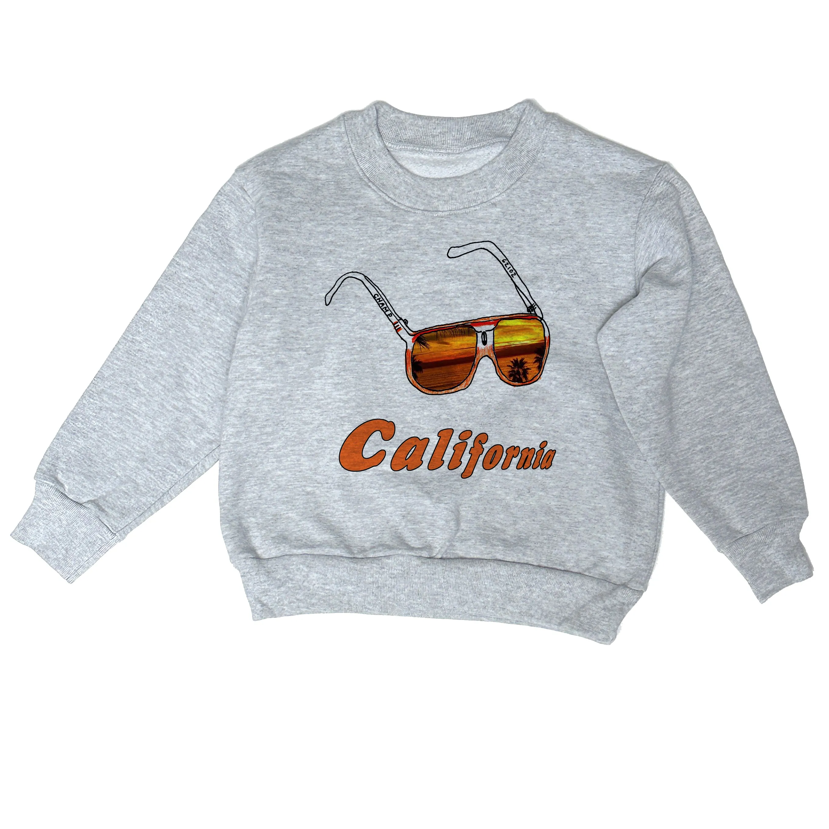 California Sunnies - Heavy Fleece sweatshirt grey