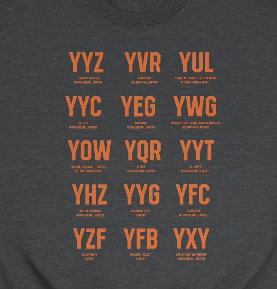 Canadian Airports Unisex Sweatshirt