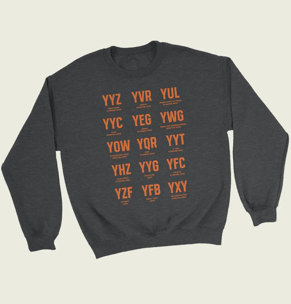 Canadian Airports Unisex Sweatshirt