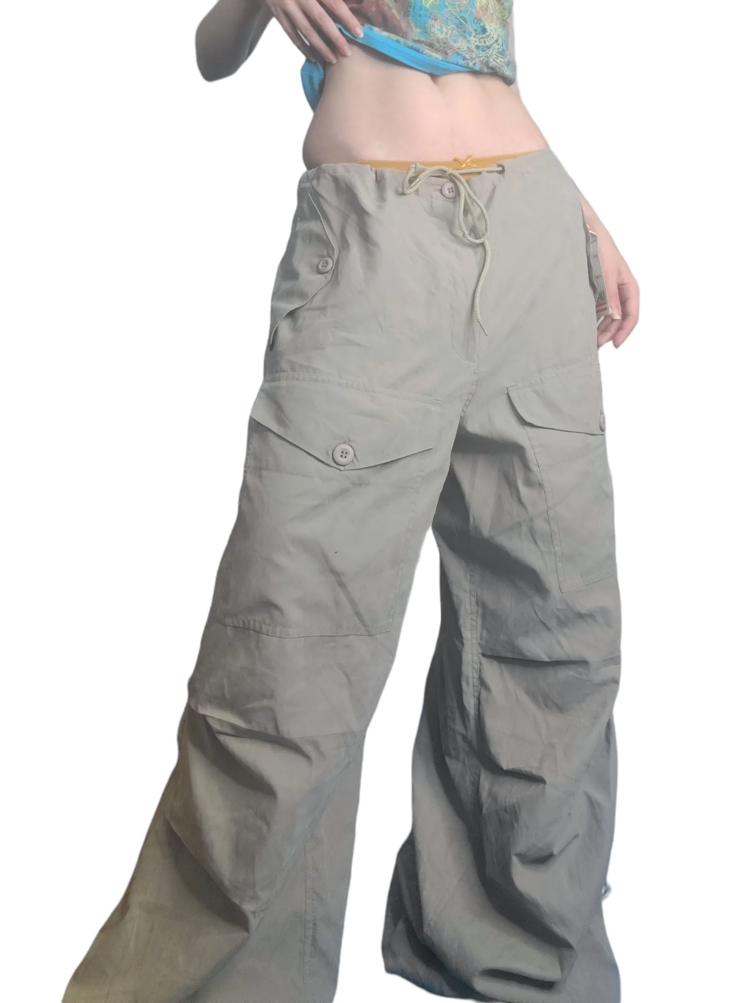 Cargo parachute kaki vintage