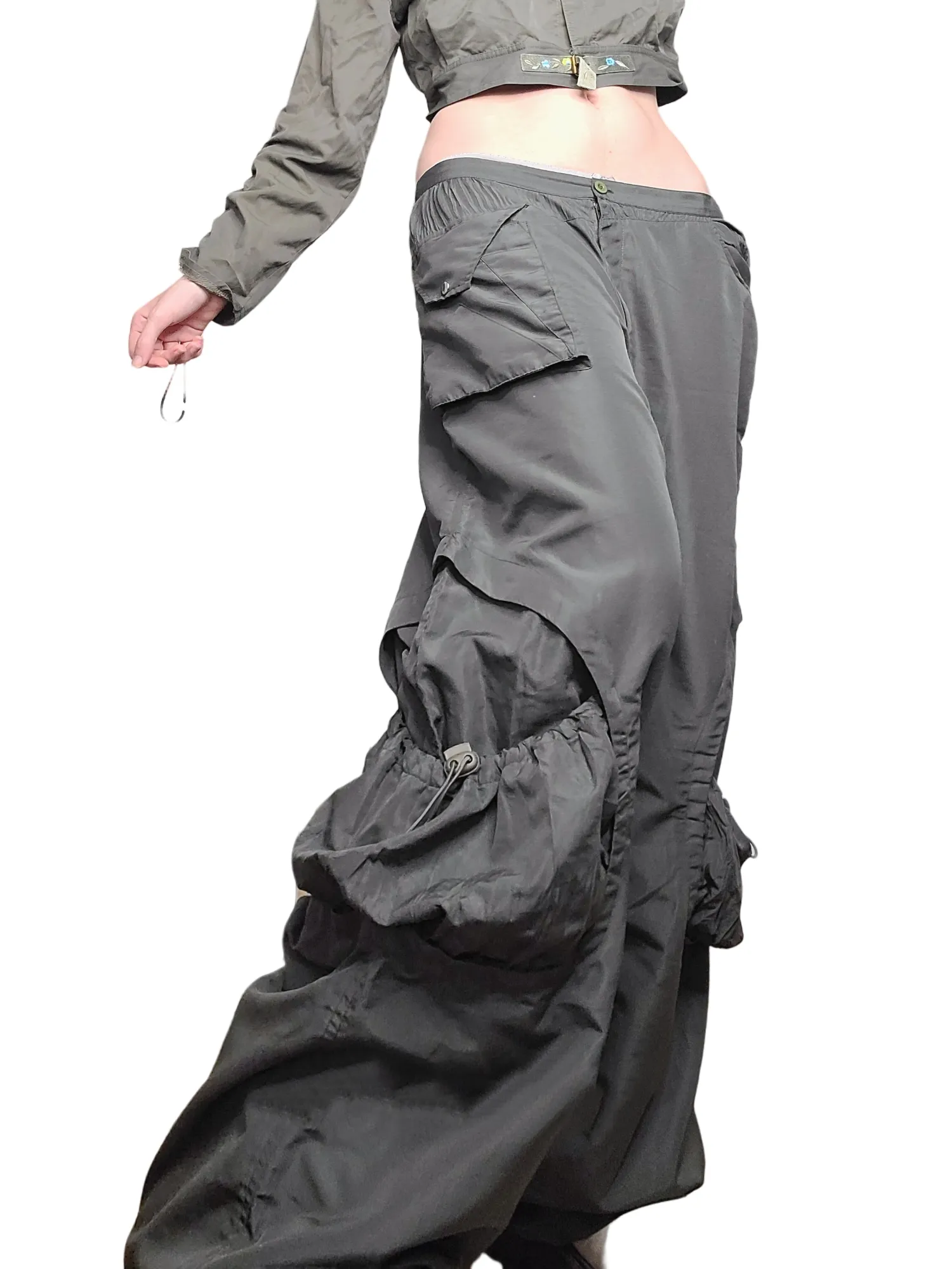 Cargo parachute kaki