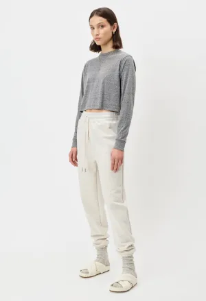 Cashmere Fleece Women’s LA Sweatpants / Heather Ash