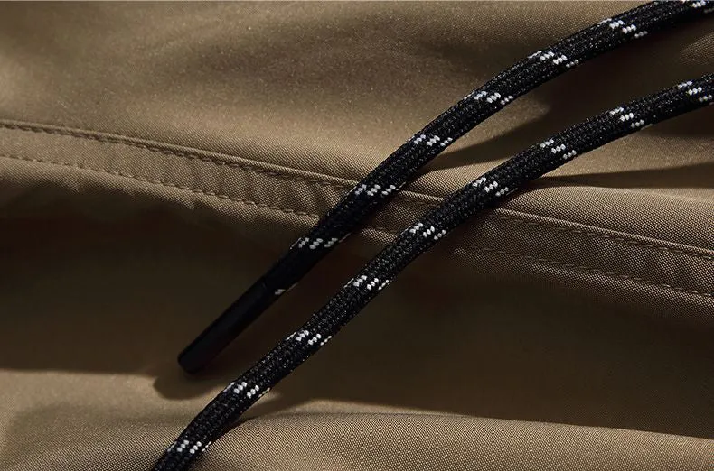 Casual Wide Leg Cargo Pants in Soft Water Washed Cotton for Men
