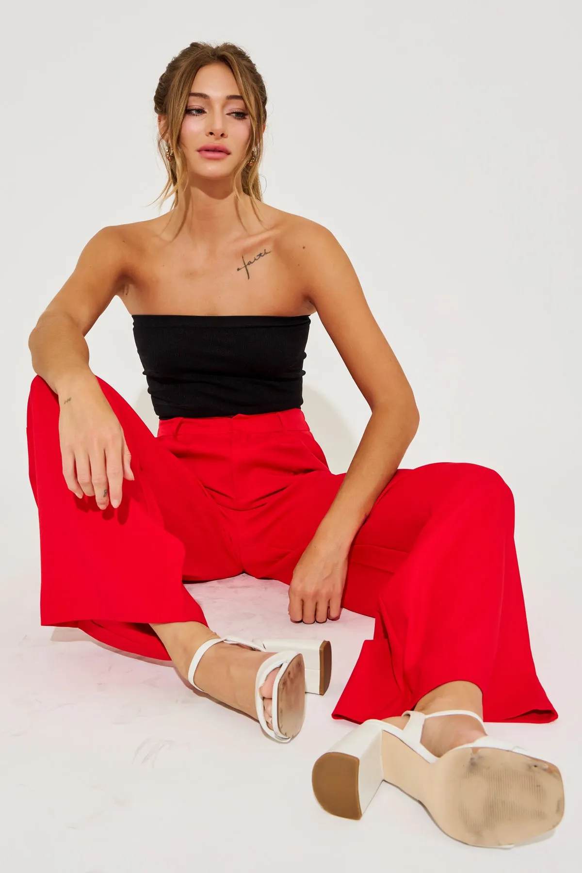 Celeste Woven Wide Leg Pants