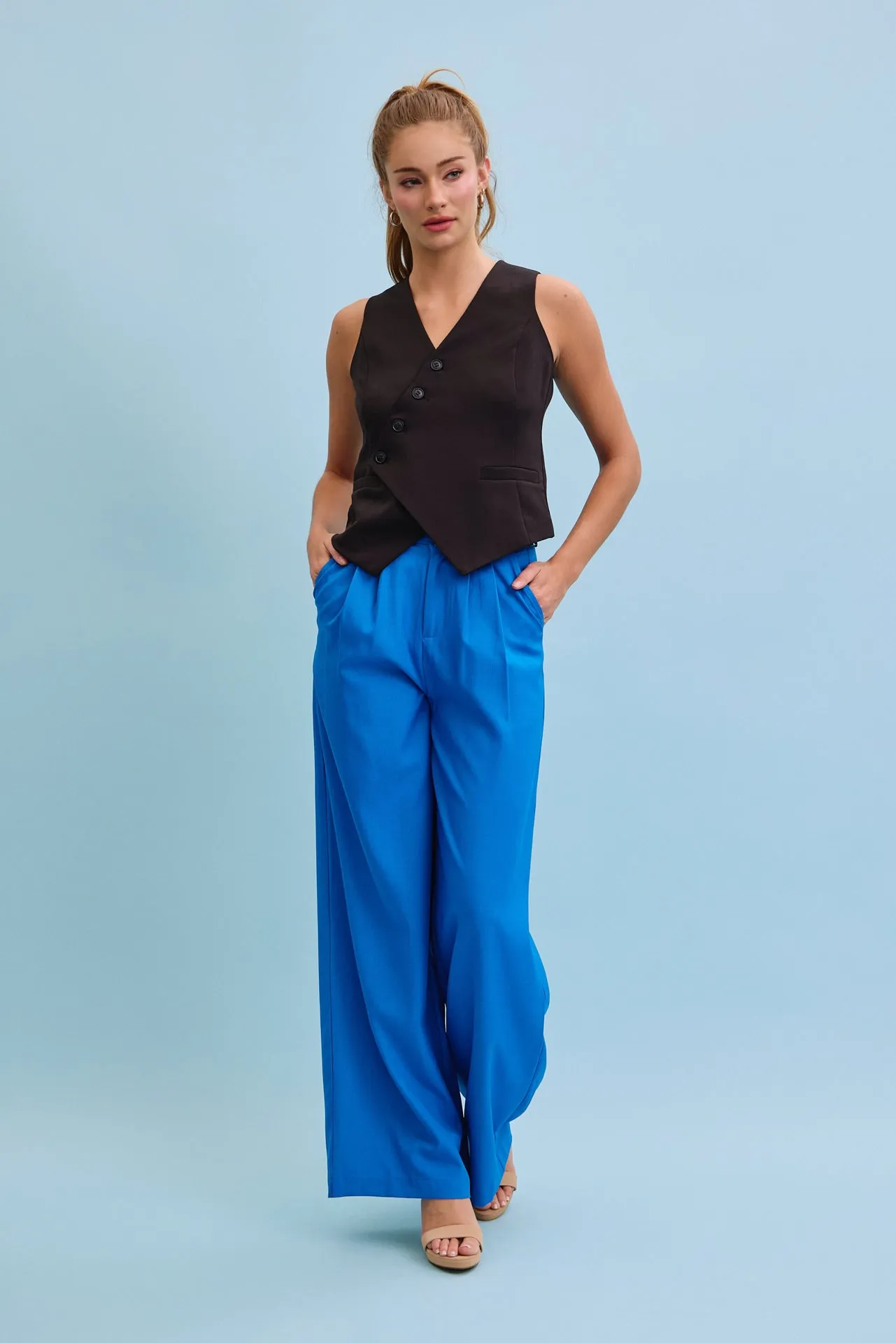 Celeste Woven Wide Leg Pants