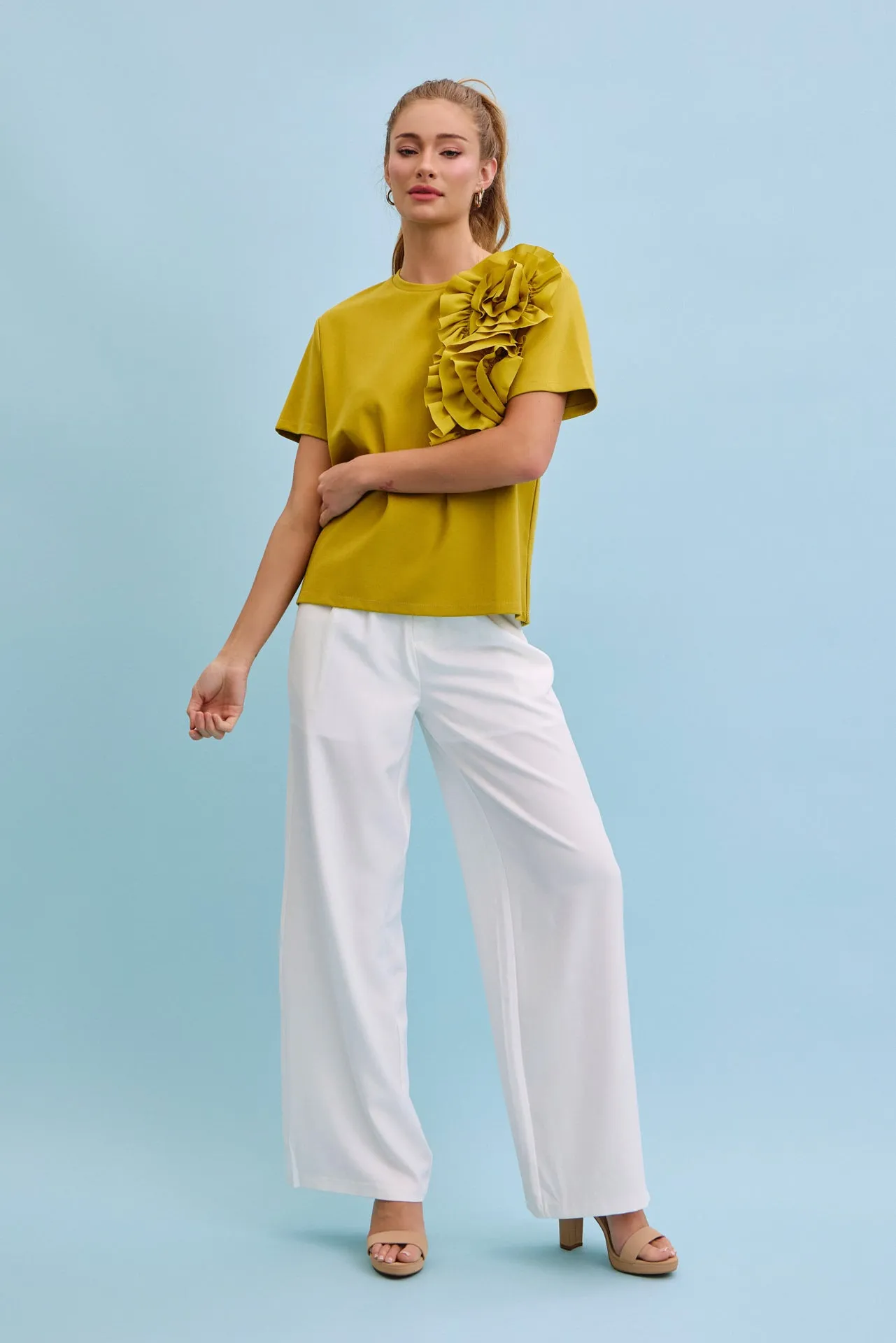 Celeste Woven Wide Leg Pants